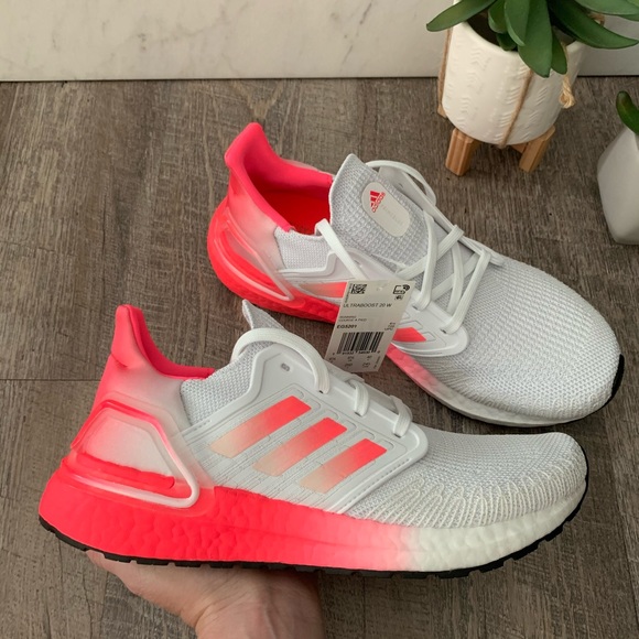 adidas ultra boost cloud white core black shock pink